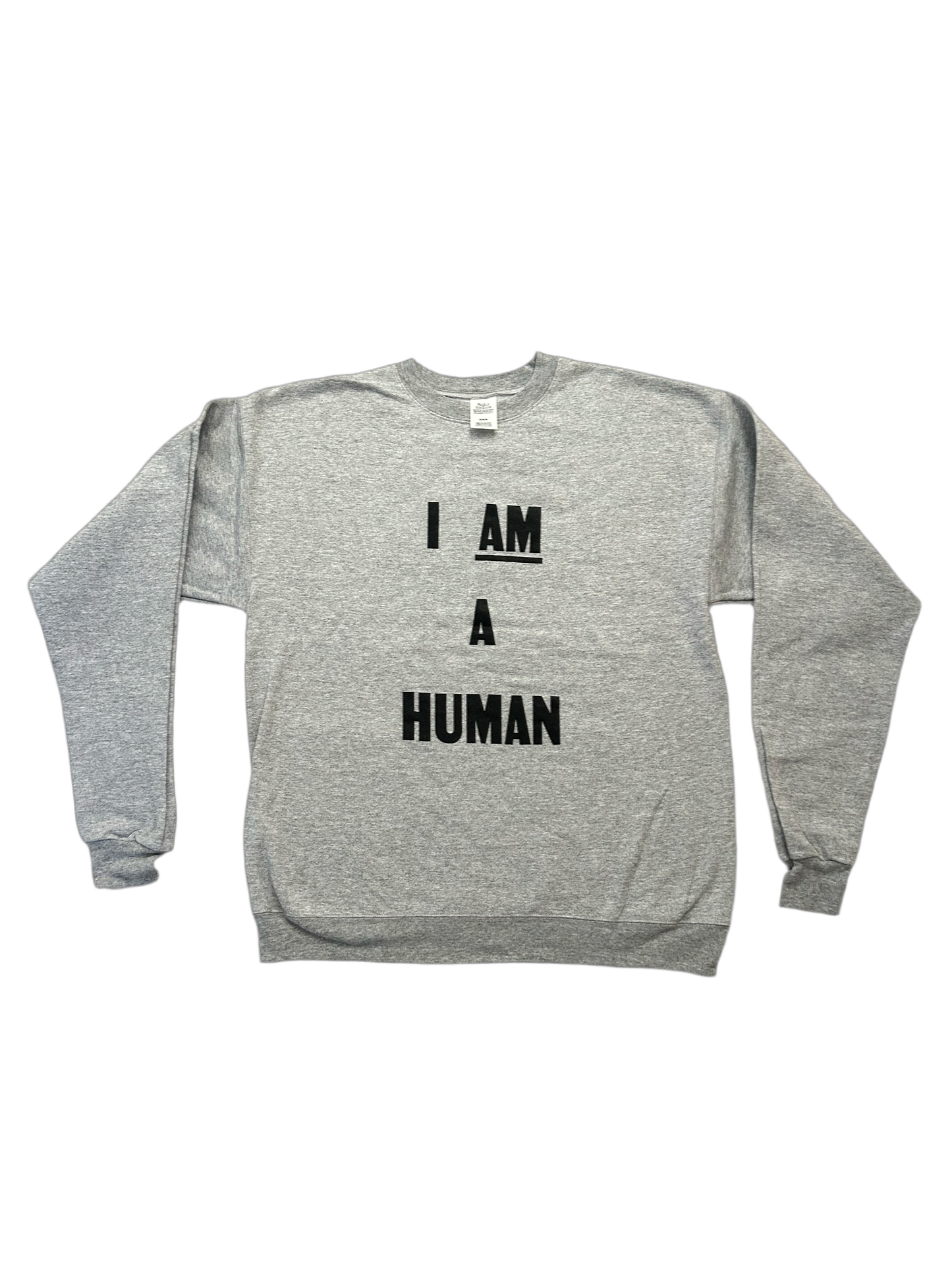 "HUMAN" HEAVYWEIGHT CREWNECK